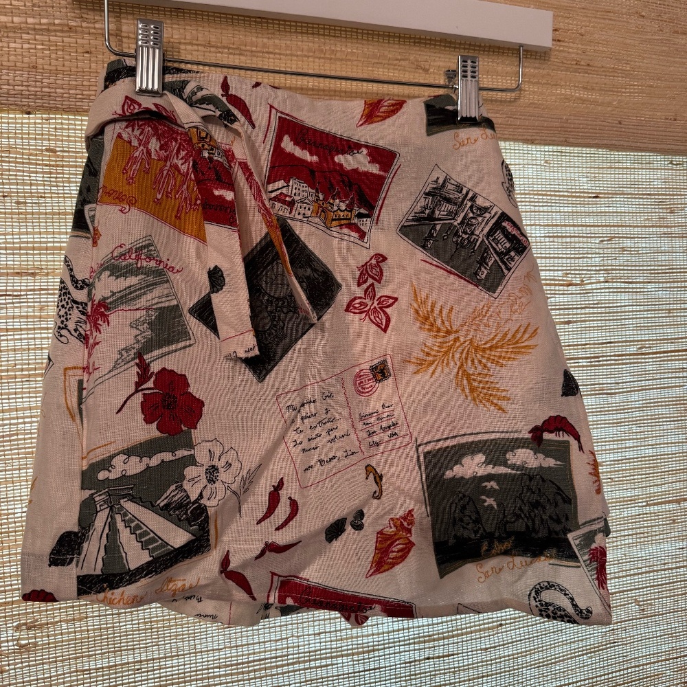 Reformation Eva Linen Skort Vacaciones - Size 6